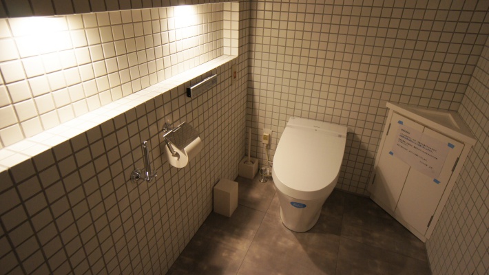 バーチャルオフィス名古屋栄|フルリニューアルのトイレ